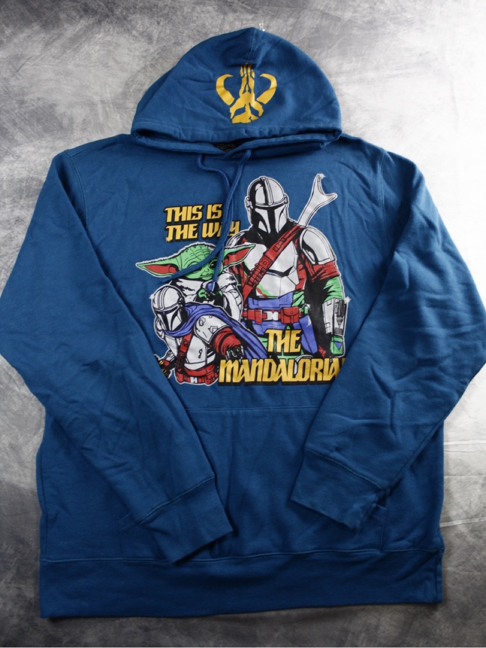Star Wars Blue The Mandalorian & Grogu Graphic Hoodie